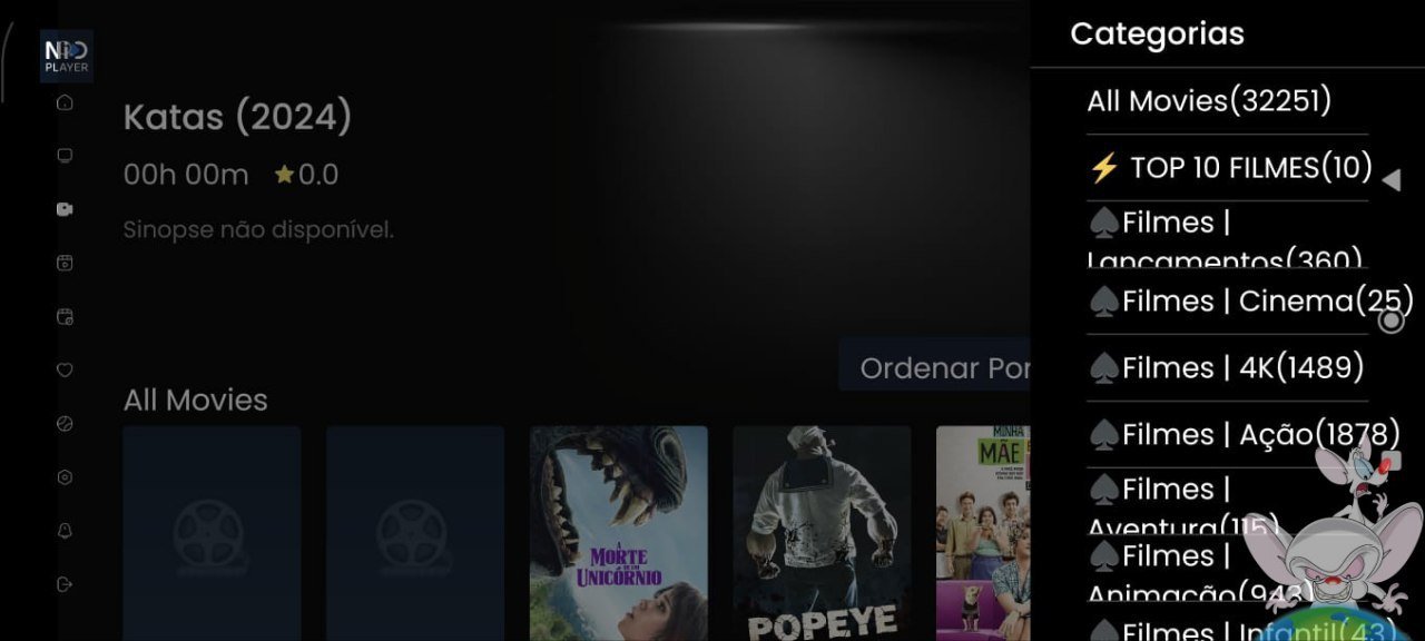 NIO PLAYER APLICATIVO PARA TVS ANDROID! RODA NO CELULAR TAMBÉM!