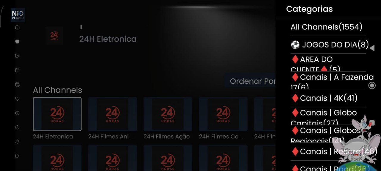 NIO PLAYER APLICATIVO PARA TVS ANDROID! RODA NO CELULAR TAMBÉM!