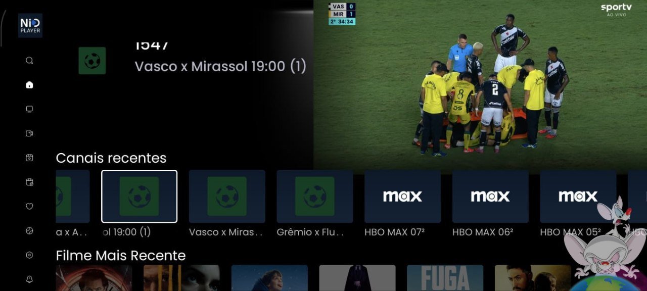 NIO PLAYER APLICATIVO PARA TVS ANDROID! RODA NO CELULAR TAMBÉM!